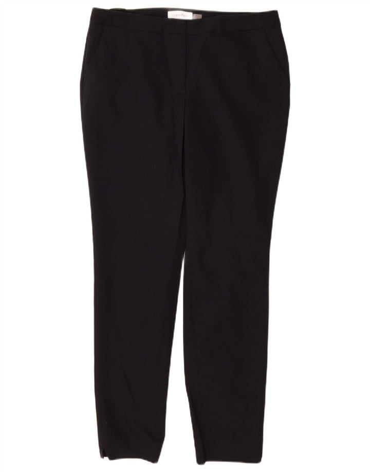 CALVIN KLEIN Женские узкие брюки чинос США 6 Средний W28 L28 Темно-синие