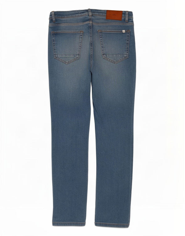 Мужские узкие джинсы Zara EU 42, большие W32 L30, синие, хлопок