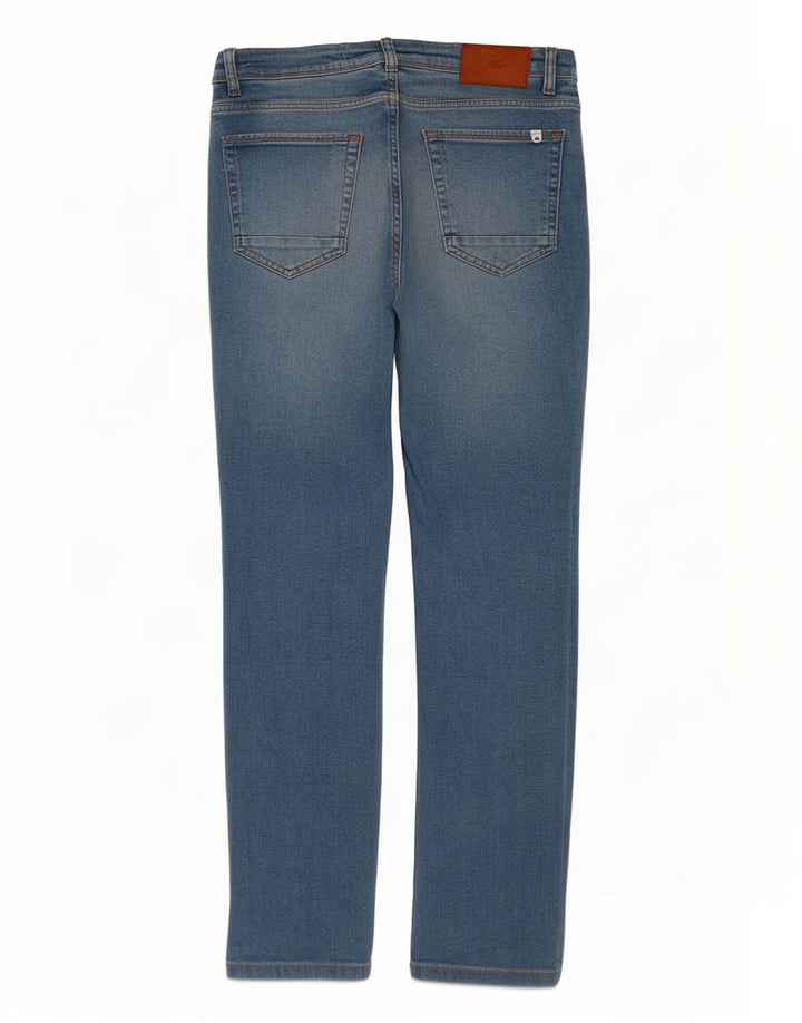 Мужские узкие джинсы Zara EU 42, большие W32 L30, синие, хлопок