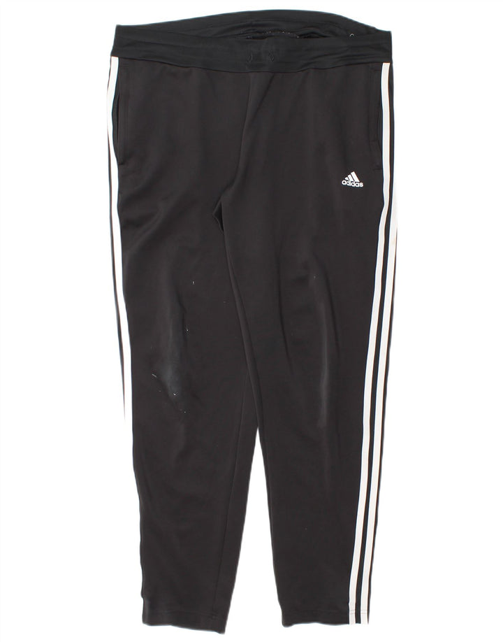 Женские спортивные брюки Adidas Aeroready UK 12/14, средний черный полиэстер