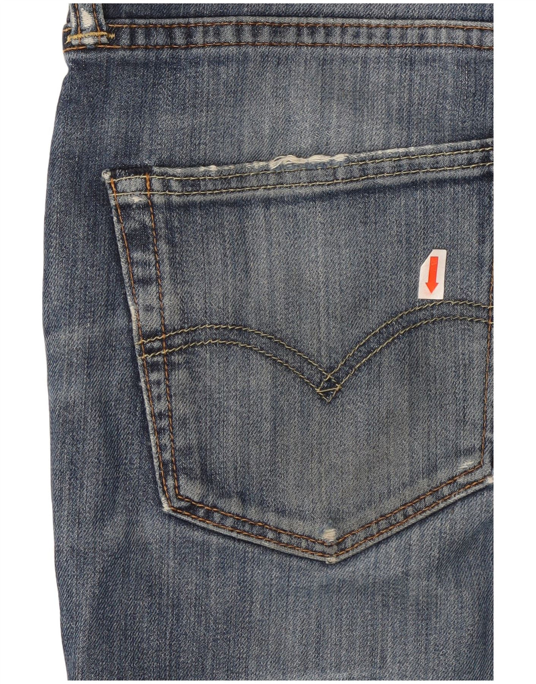 Мужские джинсы Levi's 511 с потертостями W33 L32 синие