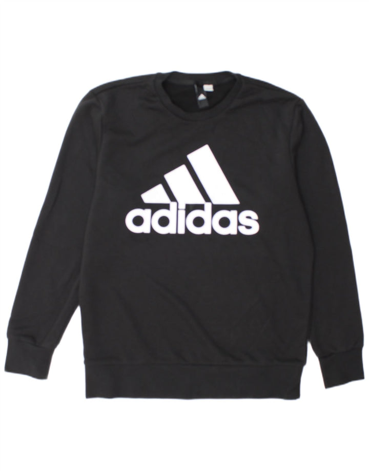 Мужской джемпер с рисунком Adidas Adidas, большой черный