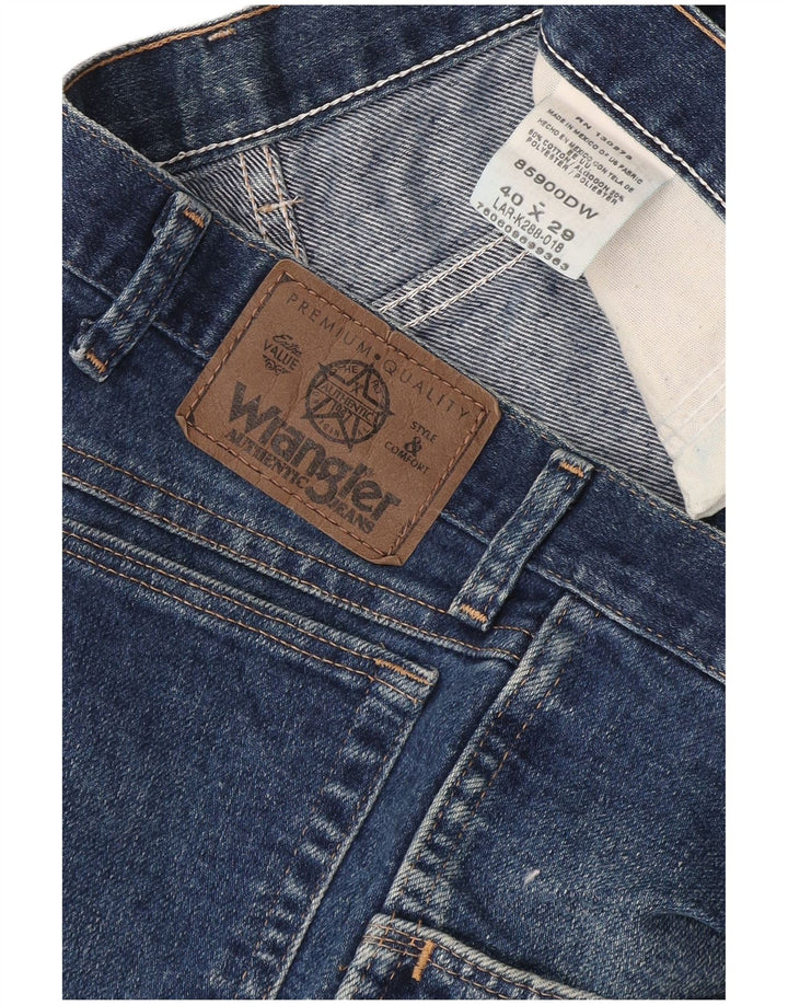 Мужские укороченные джинсы Wrangler W40 L24, синий хлопок