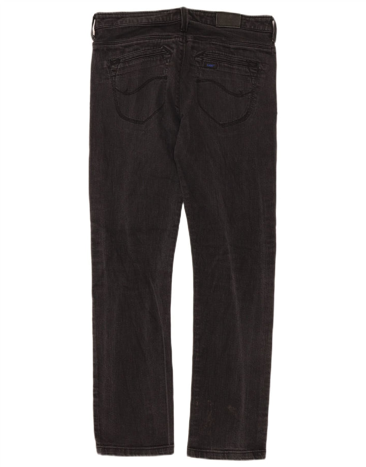 Женские прямые джинсы Lee W29 L30, черный хлопок