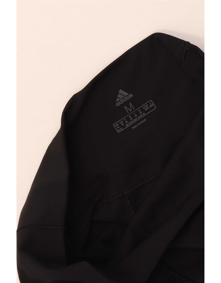 Женские укороченные леггинсы Adidas UK 12/14, средние, черные