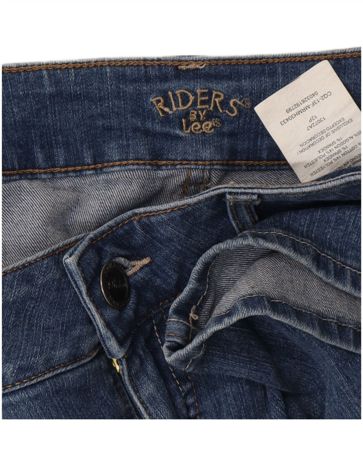 Женские джинсы Lee Riders Bootcut США 12, большие размеры W34 L28, синий хлопок