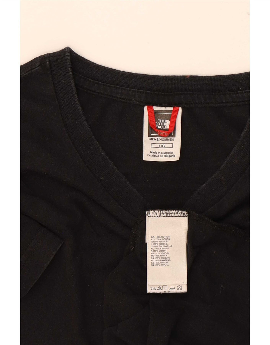 Мужская футболка The North Face, большой черный хлопок