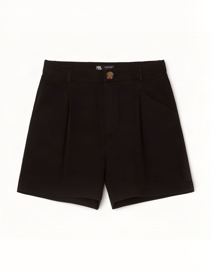Женские шорты чинос Zara W30, черные, лиоцелл