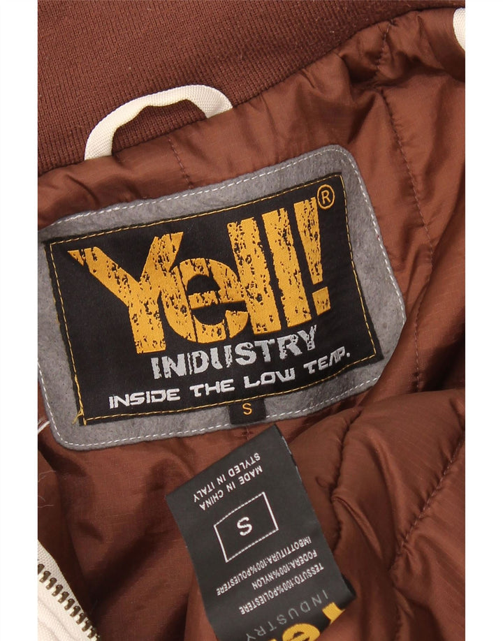 КРИЧАТЬ! Мужская куртка-бомбер свободного покроя с графическим рисунком UK 36, маленький белый полиэстер