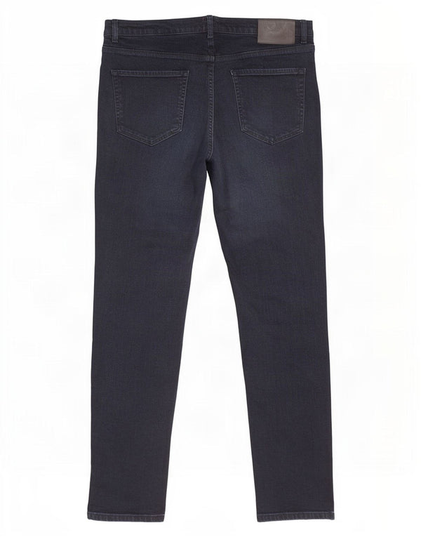 Мужские прямые джинсы Hugo Boss W32 L32 темно-синие, хлопок