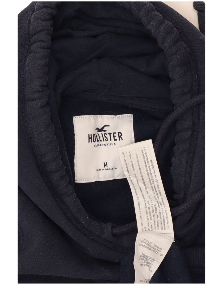 Женский джемпер с капюшоном HOLLISTER UK 14, средний темно-синий, хлопок