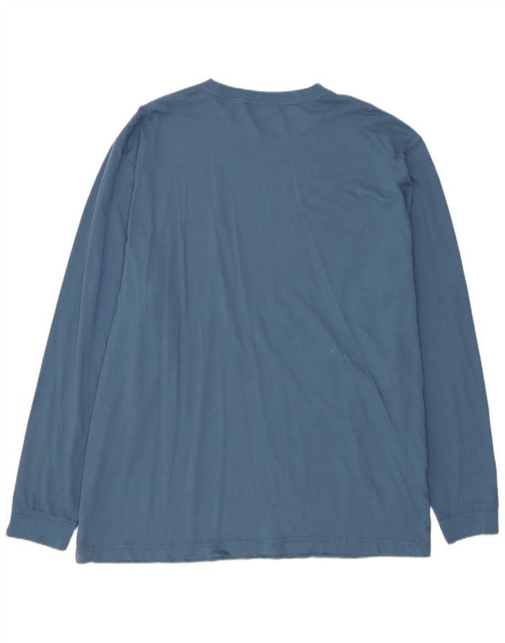 Мужской топ традиционного кроя L.L.BEAN с длинным рукавом XL, синий