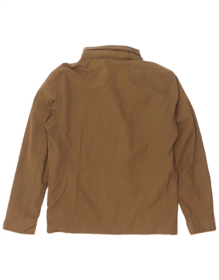 Мужская куртка Zara UK 36, маленький цвет хаки, полиэстер