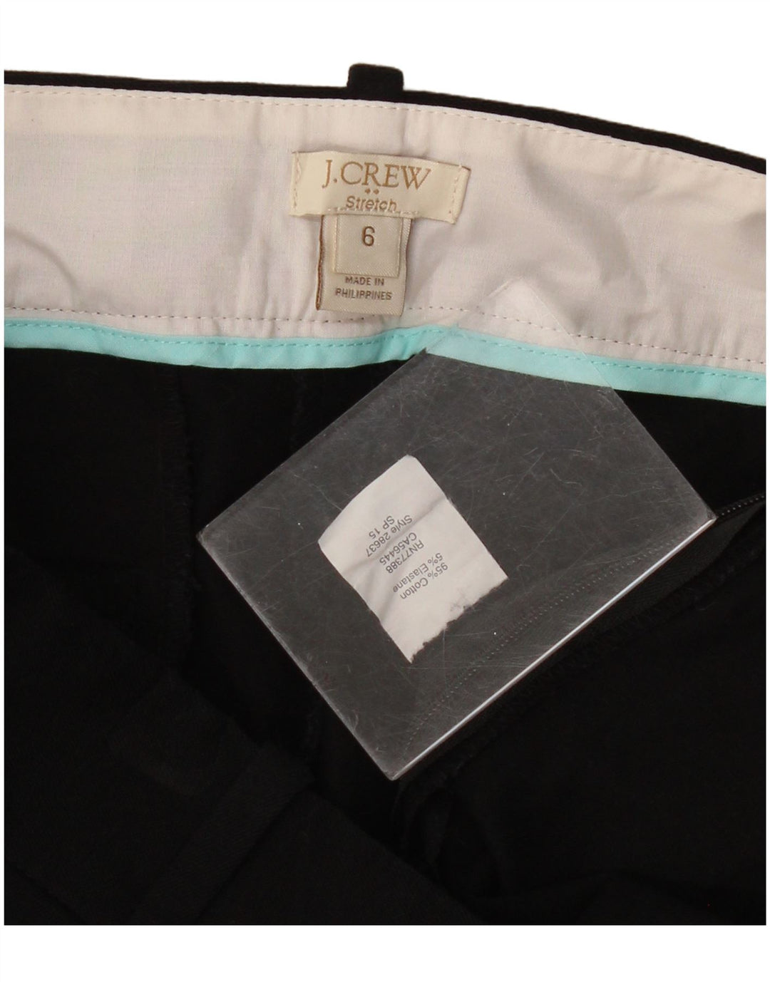 Женские укороченные брюки J. Crew US 6 Medium W32 L25, черный хлопок