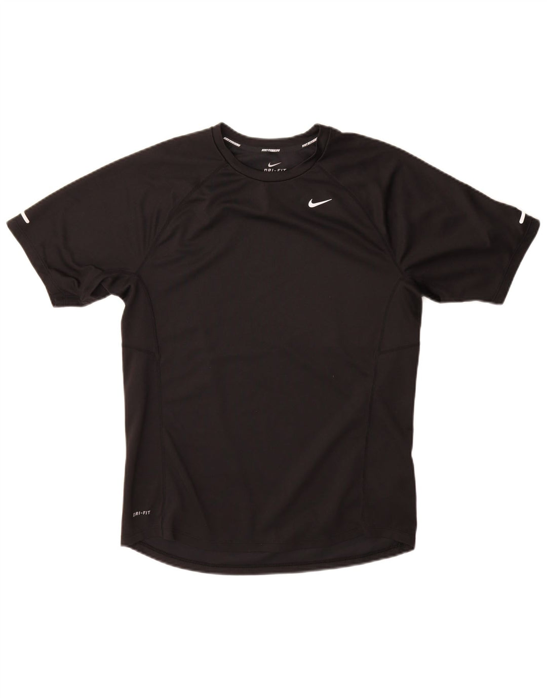 Мужская футболка Nike Dri Fit, средний черный полиэстер