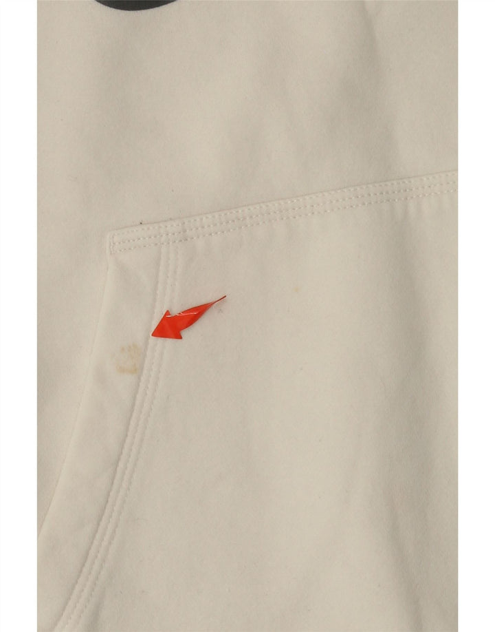 Джемпер с капюшоном NIKE для мальчиков стандартного размера с графикой, 10–11 лет, средний белый