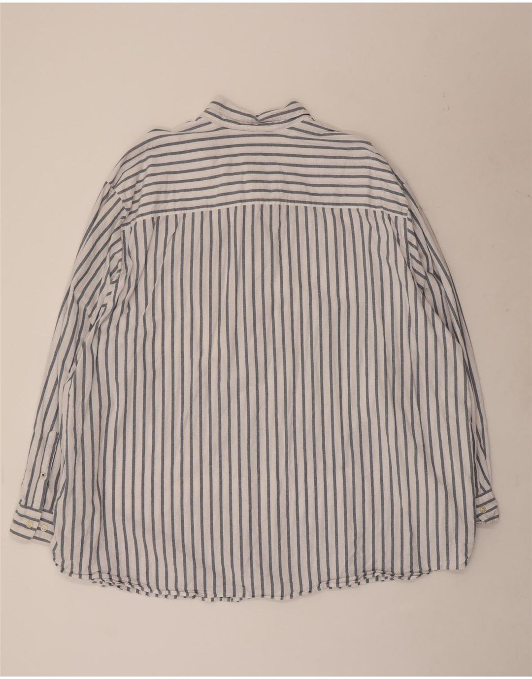 JACK & JONES Мужская рубашка 4XL из хлопка в синюю полоску