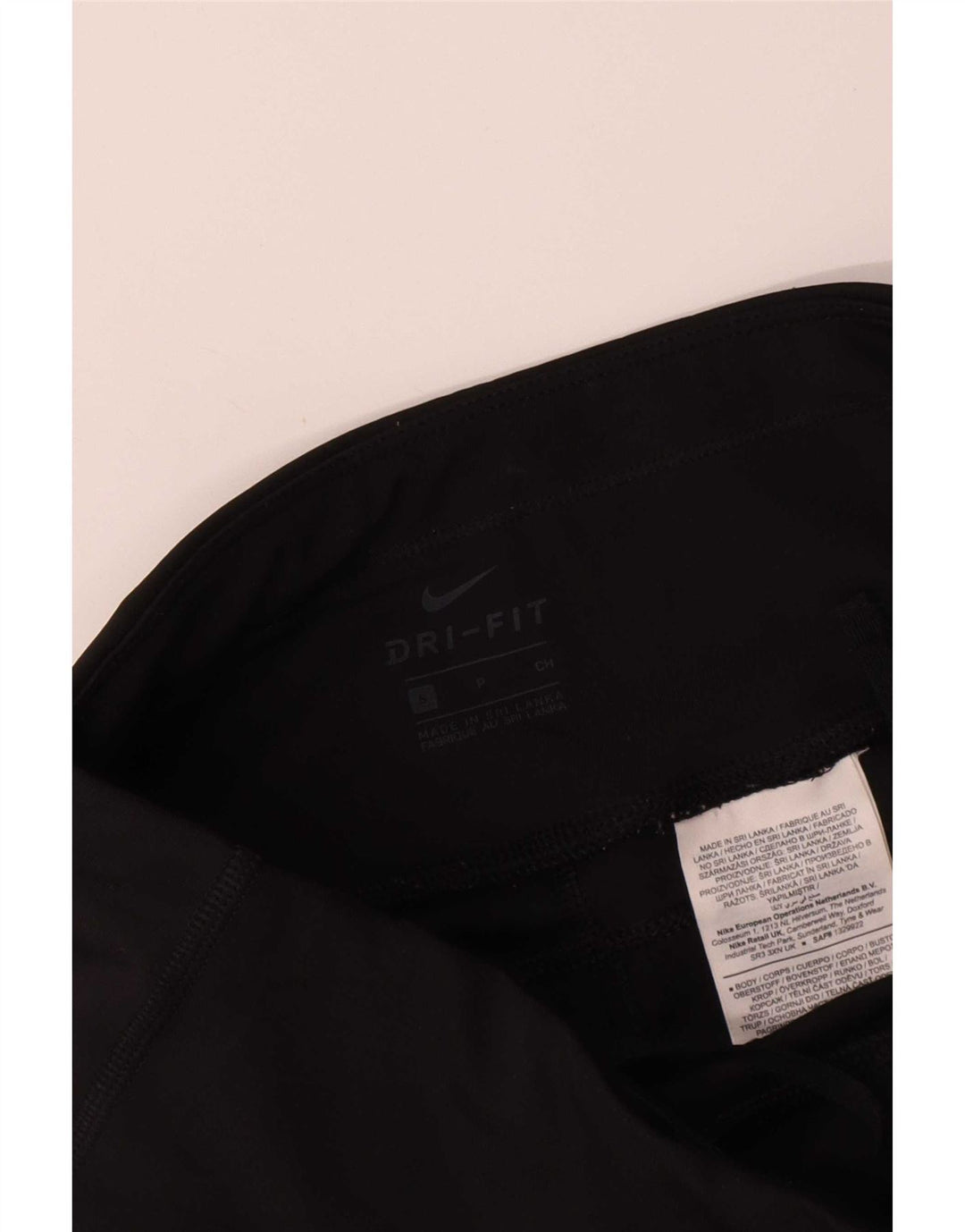 Женские леггинсы Nike Dri Fit UK 8, маленькие черные полиэстер