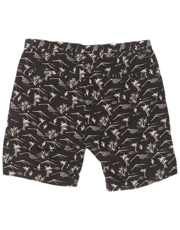 Мужские шорты чинос с абстрактным узором Scotch & Soda W32, средние черные гавайские шорты