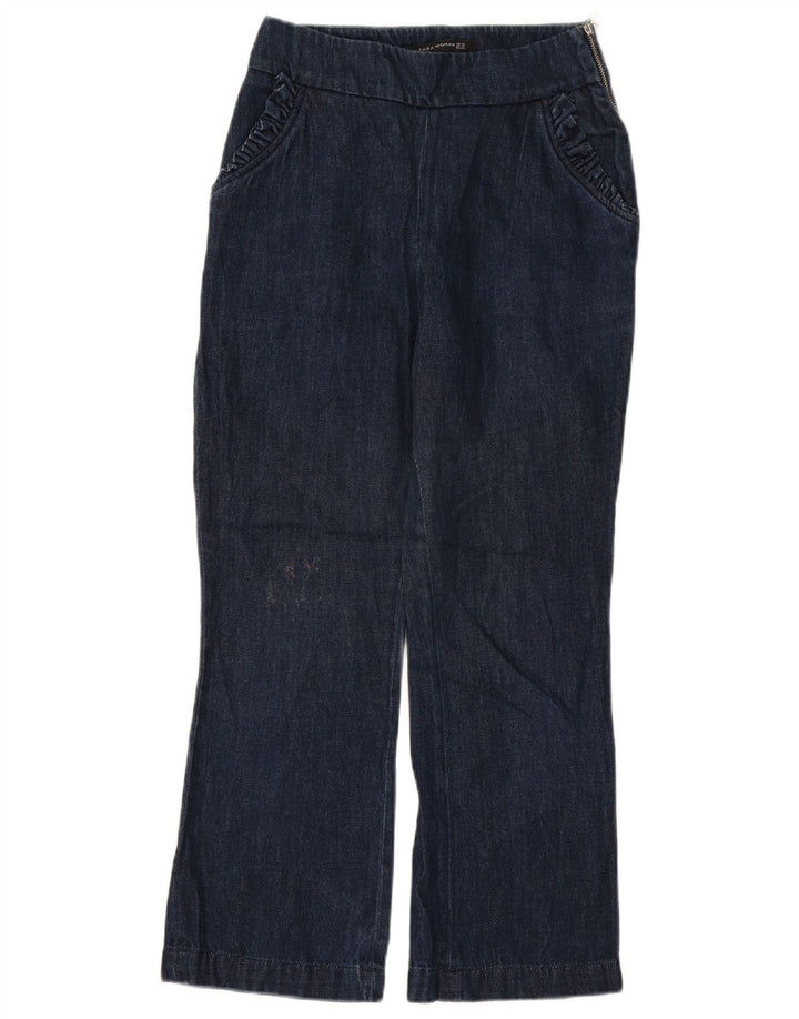 Женские джинсы Bootcut Zara XS W24 L26 темно-синие