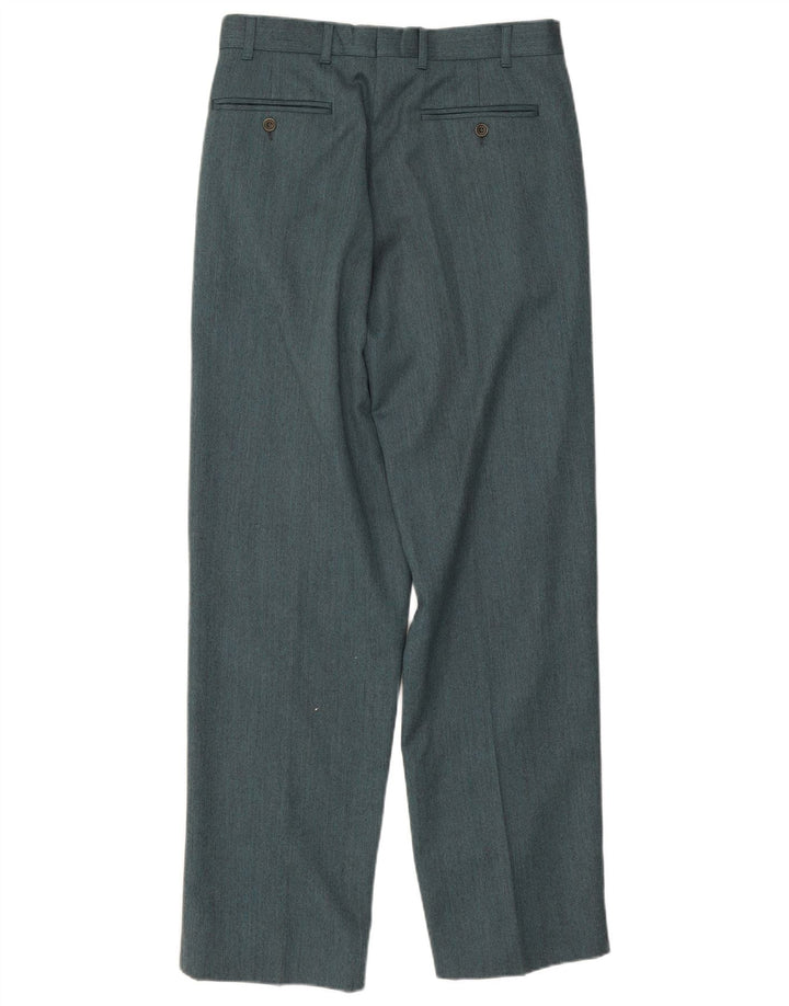 Мужские костюмные брюки Byblos IT 48 Medium W31 L31 Зеленая шерсть
