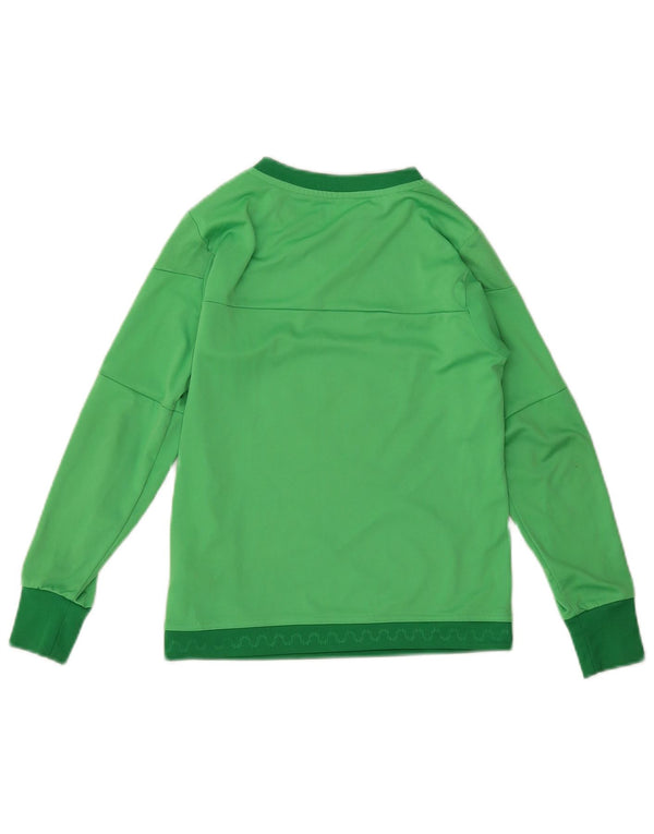 ADIDAS Футболка с рисунком для мальчиков Manchester United с длинными рукавами, 9-10 лет, зеленая