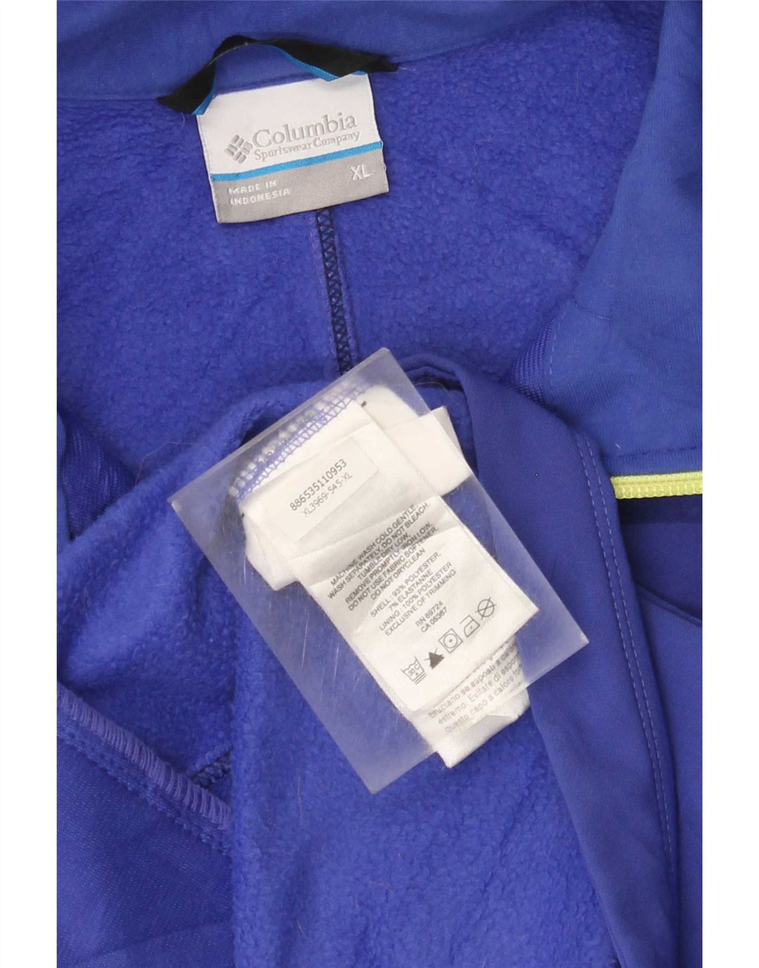 Женский спортивный костюм Columbia, верхняя куртка UK 18 XL, синий полиэстер