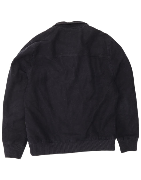 Мужская куртка-бомбер SUPERDRY UK 44 2XL Темно-синий хлопок