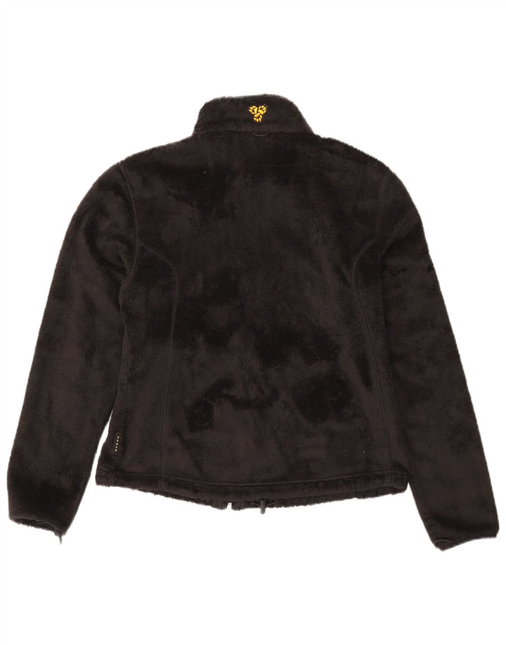 Женская флисовая куртка Jack Wolfskin UK 10, маленькая, черный полиэстер