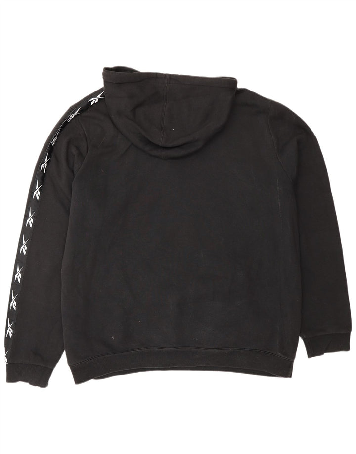 Мужская толстовка с капюшоном REEBOK XL, черный хлопок