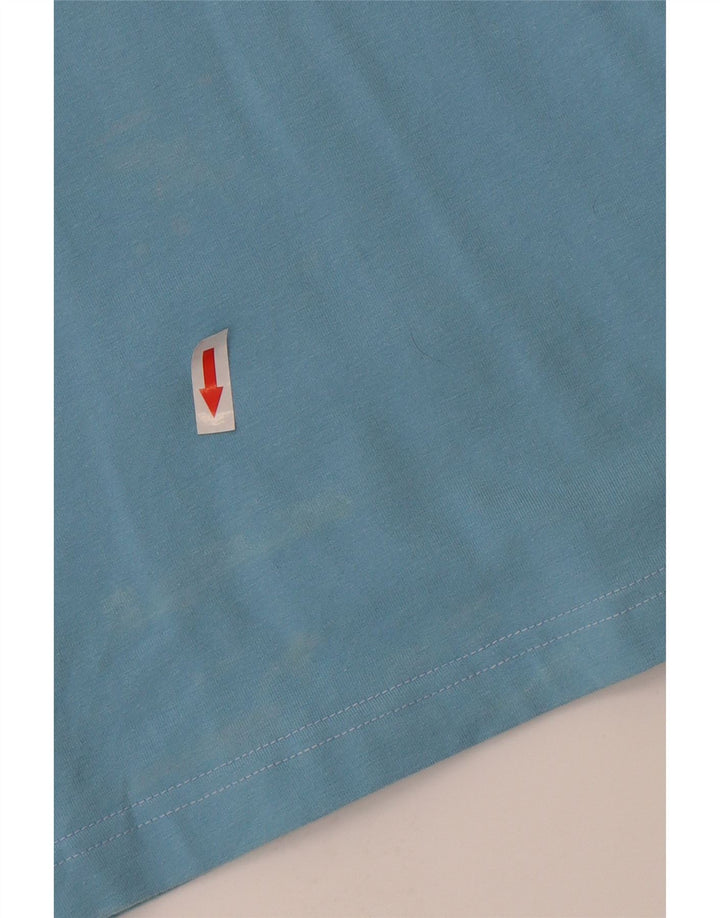 Женский топ Asics с рукавом 3/4 UK 18 XL, синий хлопок