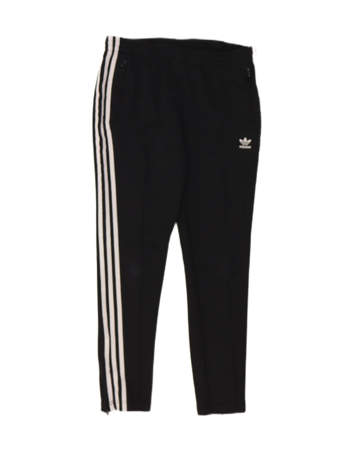 ADIDAS Womens Tracksuit Trousers UK 10 Small  Black Polyester Vintage Adidas and Second-Hand Adidas from Messina Hembry 