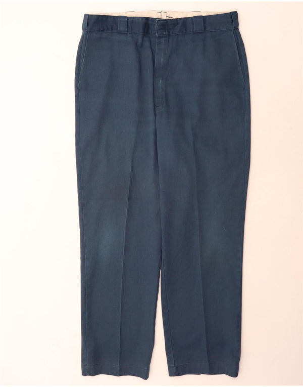 Мужские прямые брюки чинос Dickies W40 L32 темно-синие из полиэстера