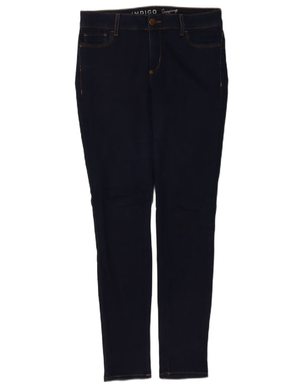 Женские джинсы скинни Marks & Spencer UK 10, маленькие W28 L30, темно-синие