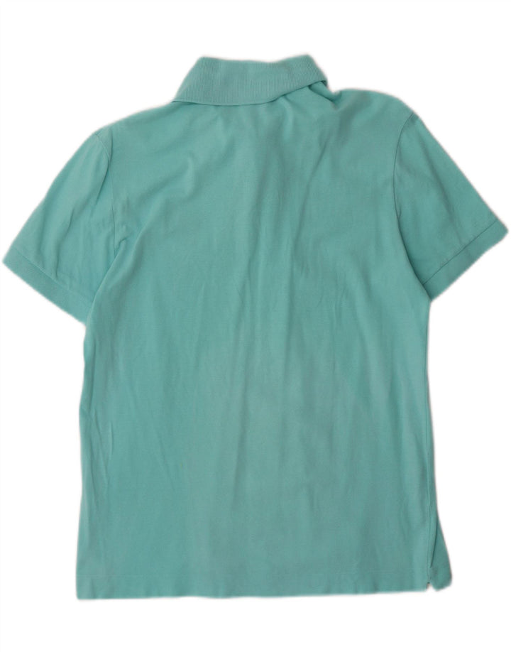 LACOSTE Mens Polo Shirt Size 4 Medium Turquoise Cotton Vintage Lacoste and Second-Hand Lacoste from Messina Hembry 