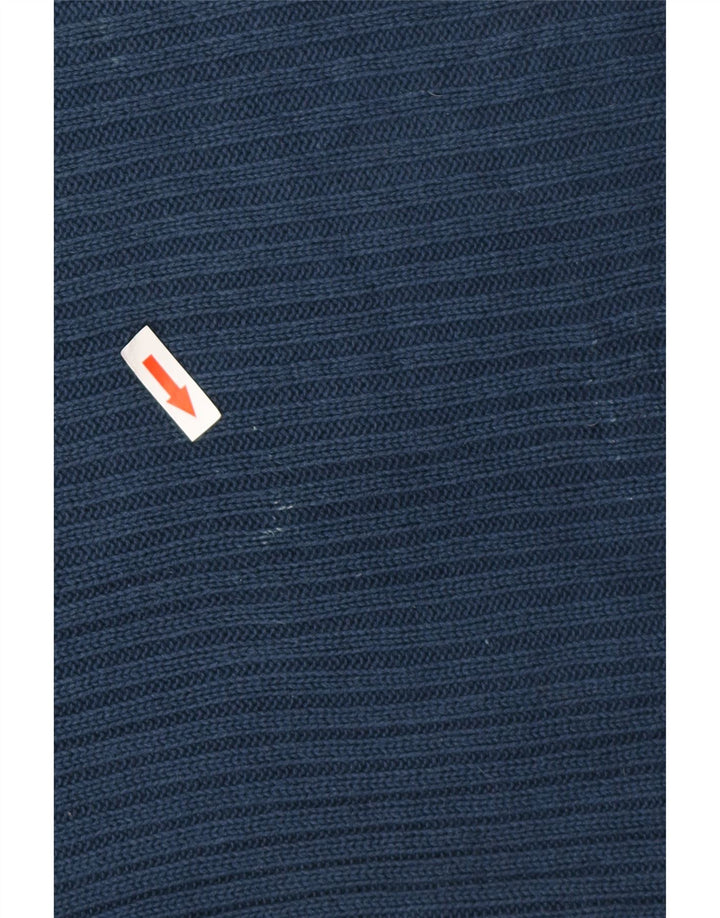 CALVIN KLEIN JEANS Мужской джемпер с круглым вырезом с рисунком, большой синий