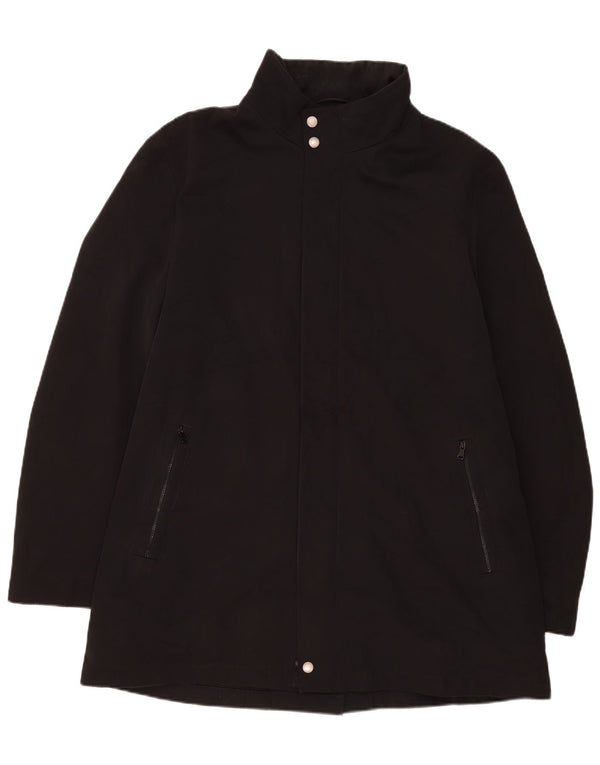 Мужское пальто Hugo Boss EU 56 3XL, черный полиэстер