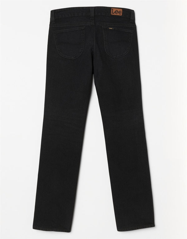 Женские прямые джинсы Lee W30 L32, черный хлопок