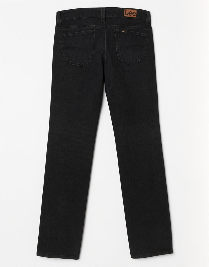Женские прямые джинсы Lee W30 L32, черный хлопок