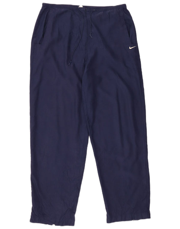 Женские повседневные зауженные брюки NIKE, размер США 12/14, большие W32 L30, темно-синие