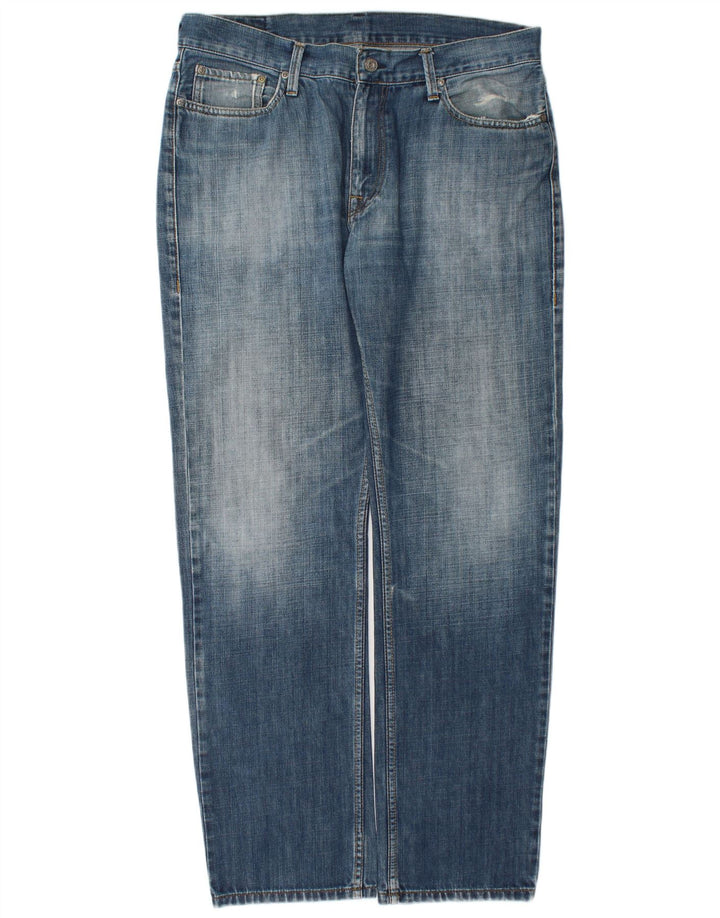 Мужские прямые джинсы Casucci W38 L32, синий хлопок