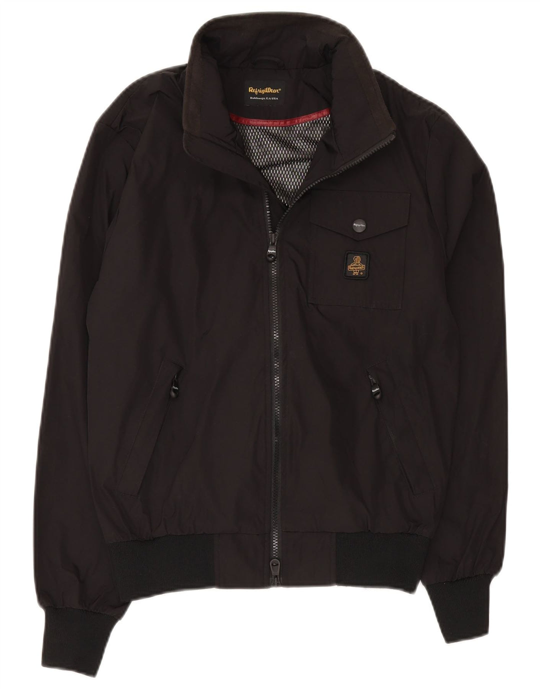 Мужская куртка-бомбер Refrigiwear EU 46, маленький черный полиэстер