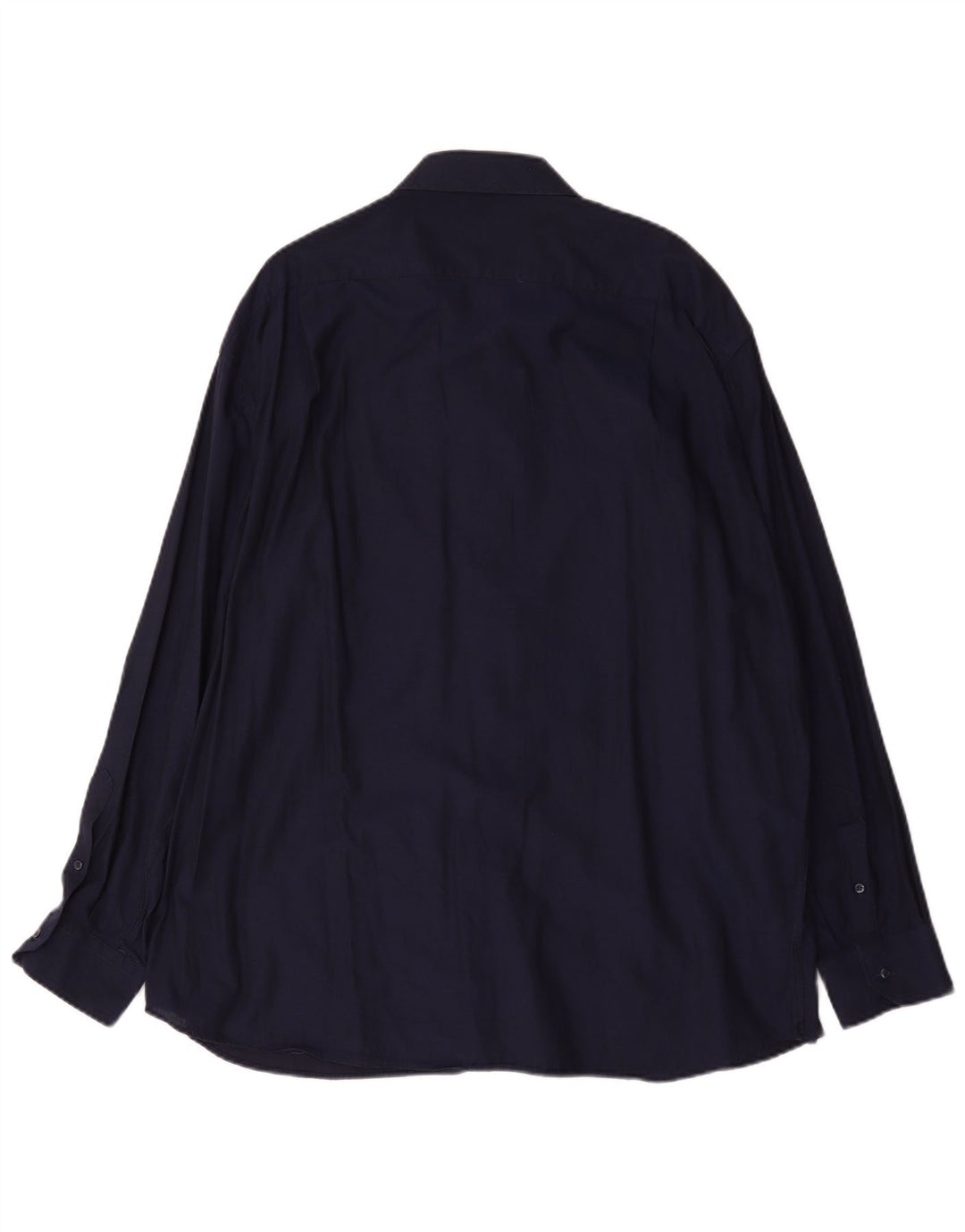 Мужская рубашка Roccobarocco, размер 48, 2XL, темно-синяя, хлопок