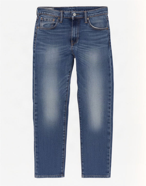 Мужские зауженные зауженные джинсы Levi's 512 W30 L27 синие, хлопок