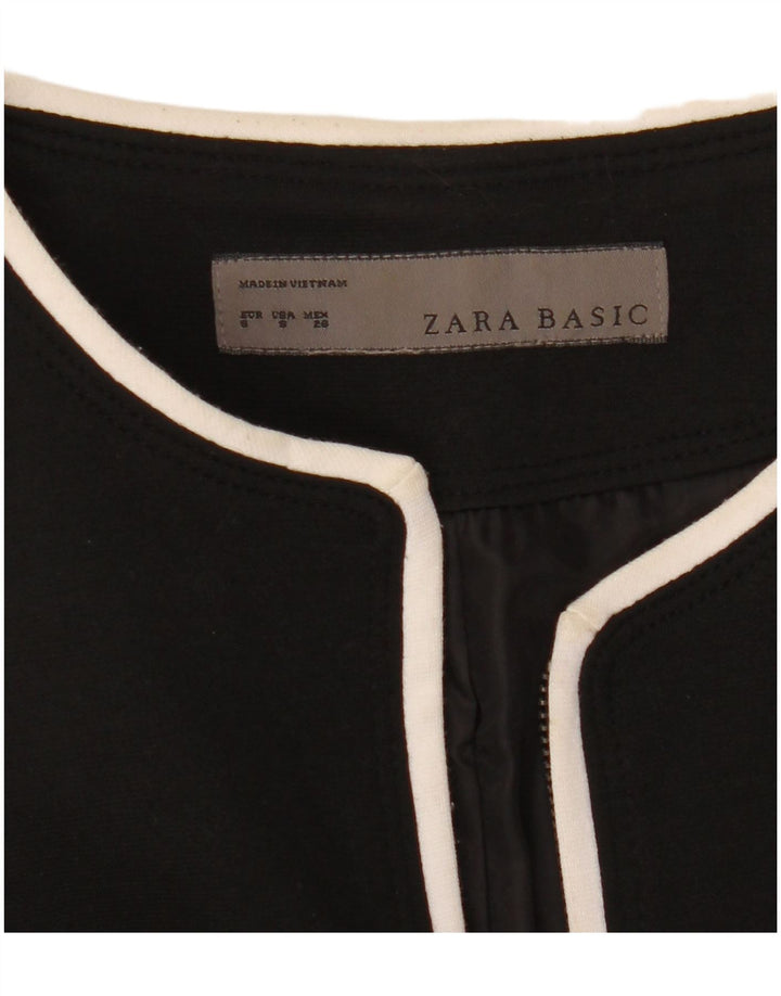 Женский пиджак ZARA UK 10, маленький черный