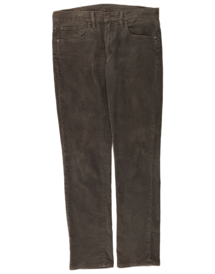 Мужские вельветовые брюки Levi's 511 W32 L32 серые