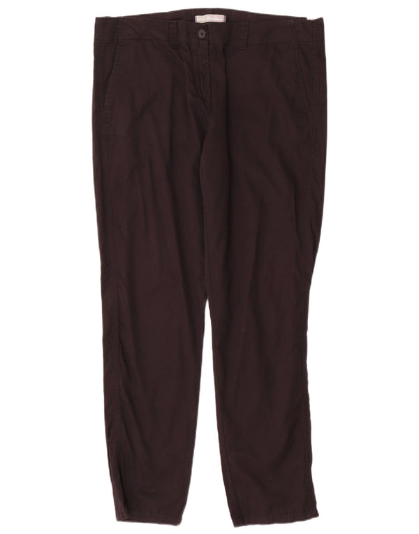 Женские узкие брюки-чиносы Marks & Spencer UK 14, большие W34 L30, черный хлопок