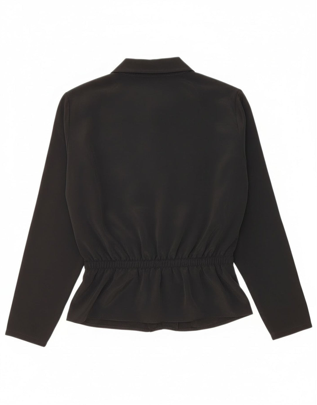 Женская блузка с длинным рукавом LOLA, Великобритания 12, средний черный