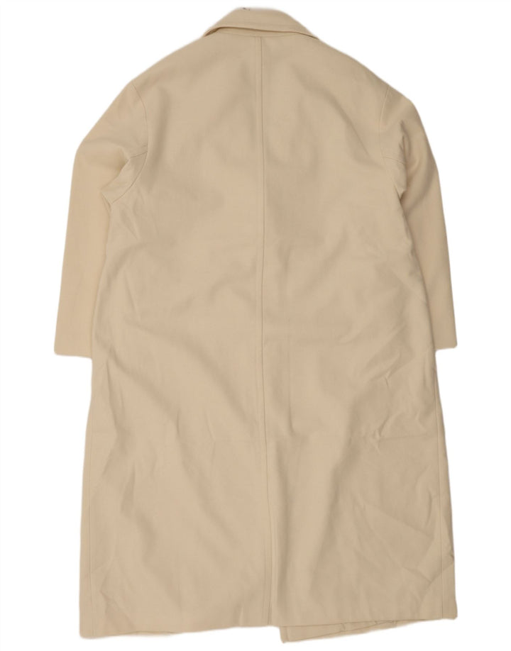 Женское пальто Zara UK 20 2XL, белый полиэстер