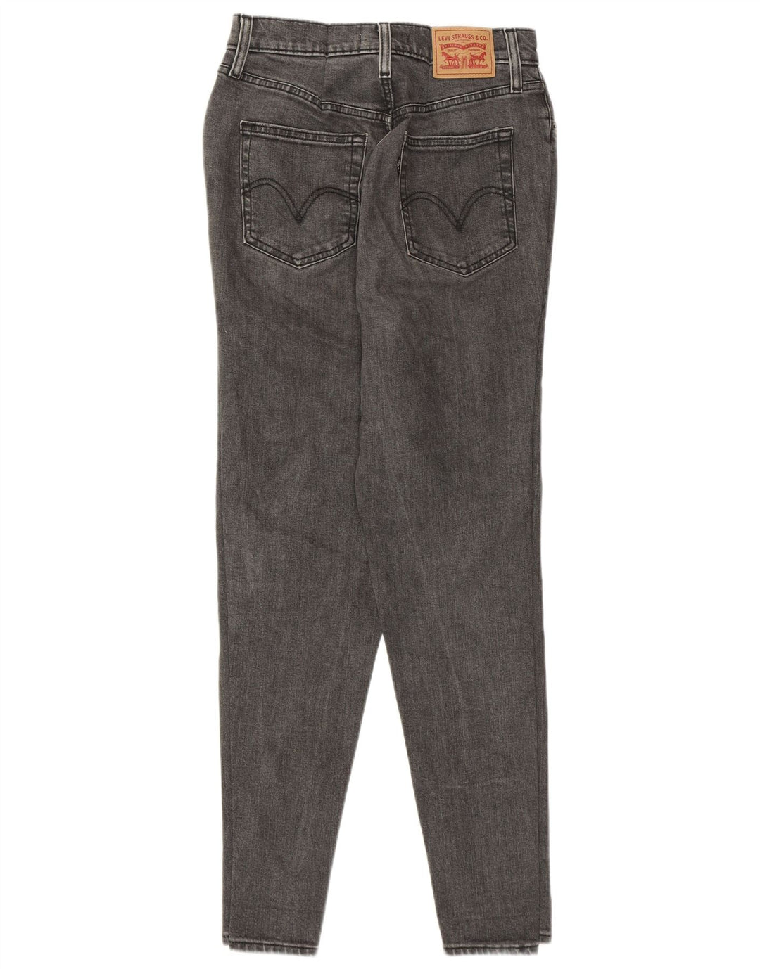 Женские джинсы скинни LEVI'S 501 W29 L29 Серые, хлопок